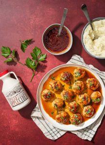 Cider Glazed Meatballs